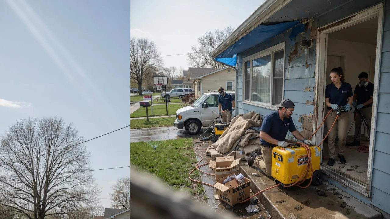 Basement Flood Cleanup in Cropsey, IL near me